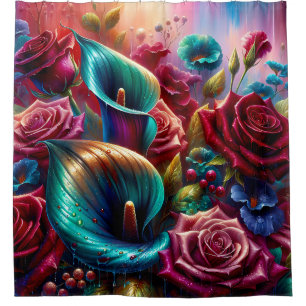 "Raindrops on Roses and Calla Lilies"