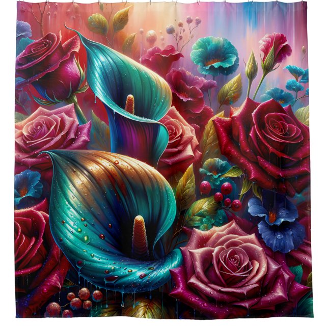 "Raindrops on Roses and Calla Lilies" (Front)