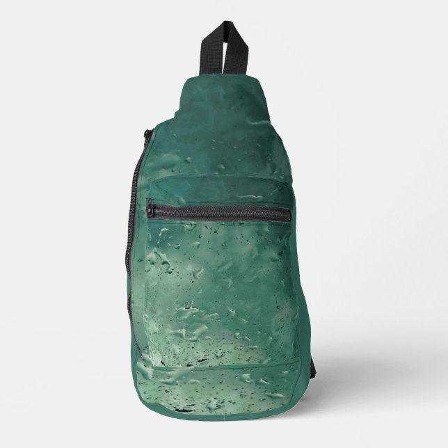 raindrops on the window  sling bag (Front)