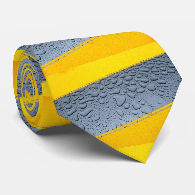 Raindrops (Stripes) Tie (Rolled)