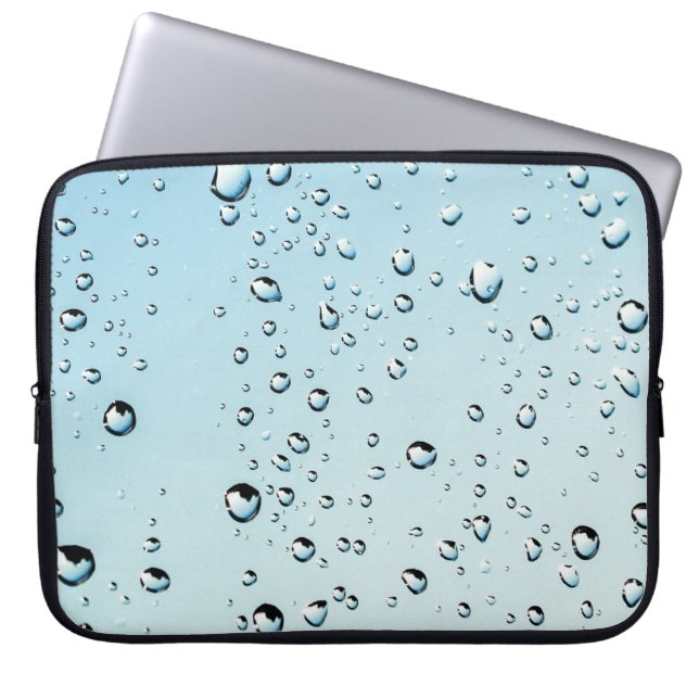 Raindrops Texture Laptop Sleeve (Front)