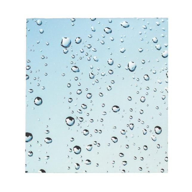 Raindrops Texture Notepad (Front)