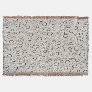 Raindrops Throw Blanket