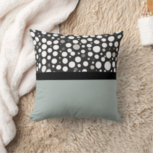 Raindrops V Throw Pillow