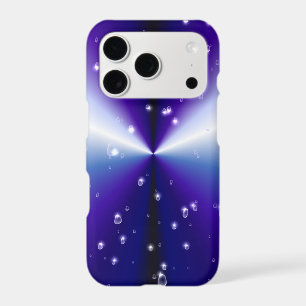 Raindrops with Stars on Purple Blue Black Rainbow
