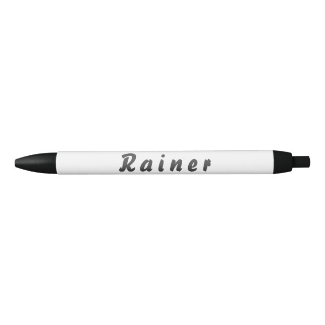 Rainer Kugelschreiber Black Ink Pen (Front)
