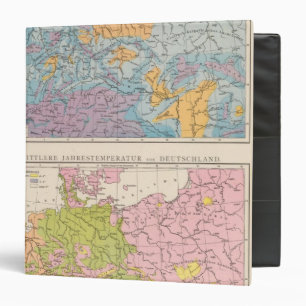 Rainfall map of Germany Binder