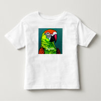 Rainforest Beauty: Exotic Wild Parrot