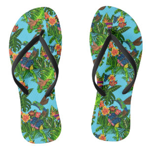 Rainforest Flip Flops