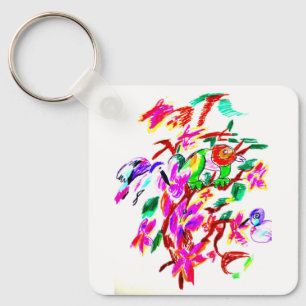 Rainforest fun keychain