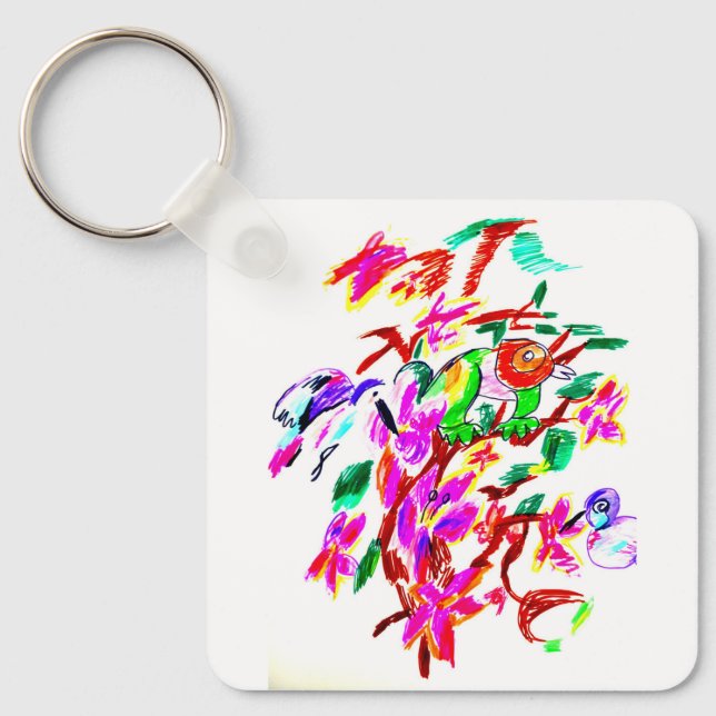 Rainforest fun  keychain (Front)