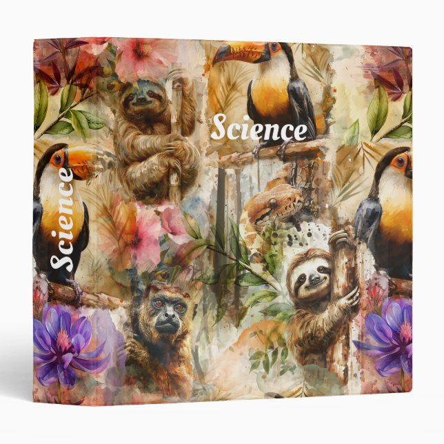 Rainforest Life Binder (Front/Spine)