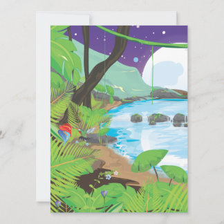 Rainforest River Invitation