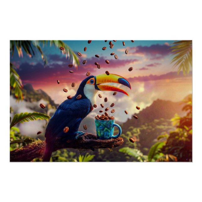 RAINFOREST TOUCAN POSTER (Front)