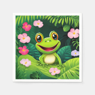 Rainforest Wildlife Frog Napkin