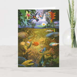 Rainforest Wildlife Greeting Card