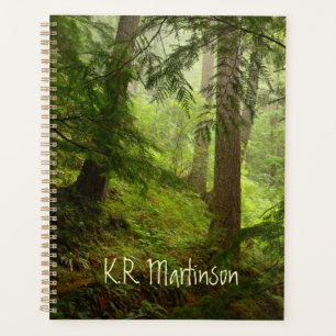 Rainforest Woodland Photo Personalized Planner