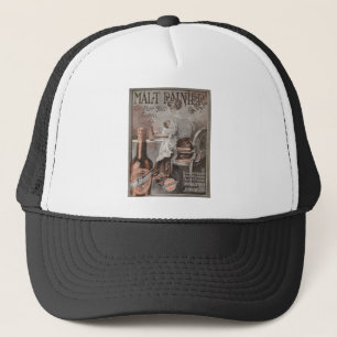 Rainier Beer ad (1909) Mother Advertisment Trucker Hat