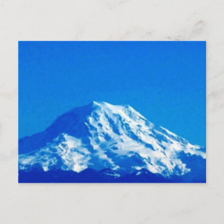 Rainier has the Blues Postcard