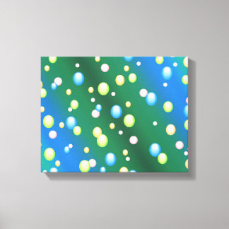 Raining Bubbles Canvas Print