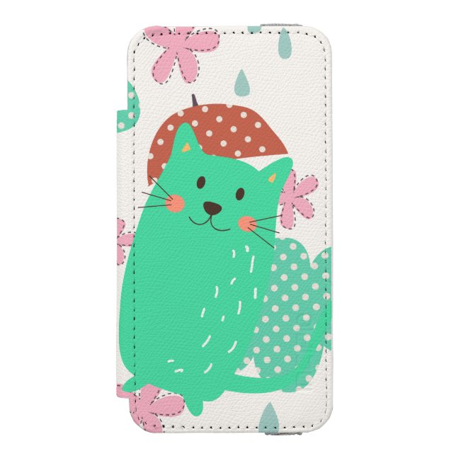 Raining Cats Incipio iPhone Wallet Case (Folio Front)