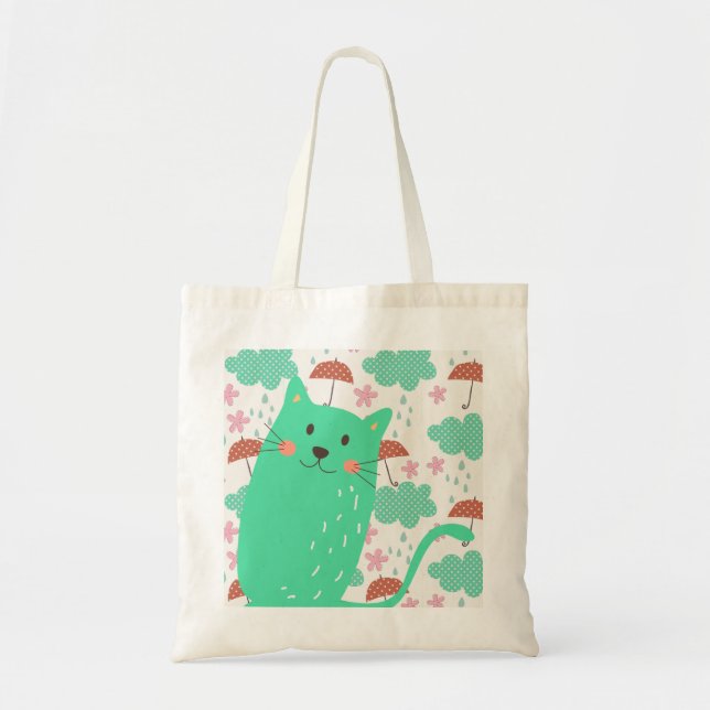 Raining Cats Tote Bag (Front)