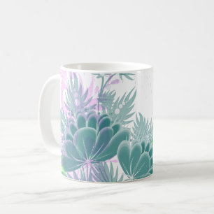 raining easter flowers coffee mug