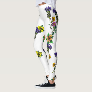 Raining Flowers Leggings