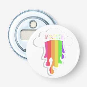 Raining Gay Pride Rainbow Bottle Opener