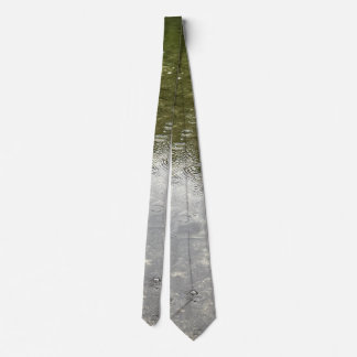 Raining on pond tie