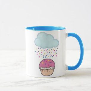 Raining Sprinkles on Cupcake Mug