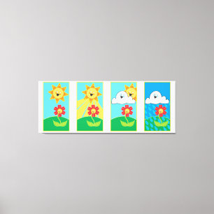 Raining Sunshine Canvas Print