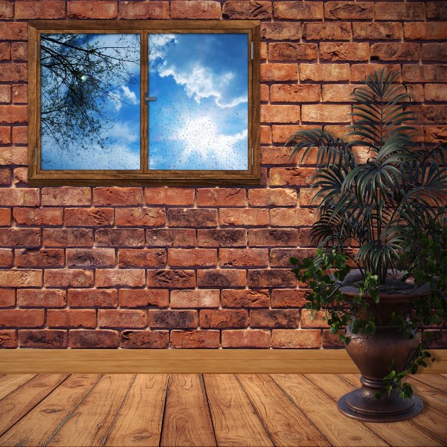 Raining Sunshine Window Frame Poster (Creator Uploaded)