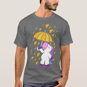 Raining Tacos Unicorn Cinco De Mayo Mexican Food T-Shirt