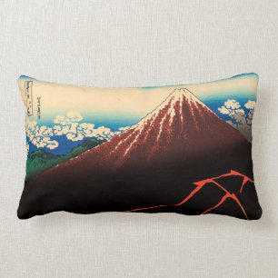 Rainstorm Beneath the Summit Lumbar Pillow