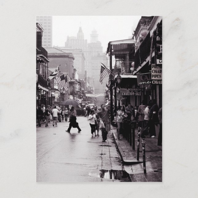 Rainy Bourbon Postcard (Front)