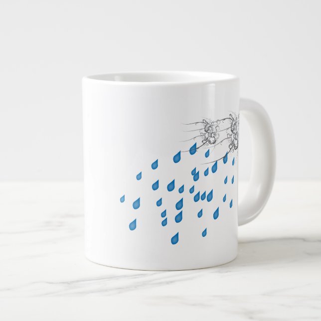 Rainy Day 20 oz Coffee Mug (Front Right)
