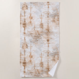 Rainy Day Abstract Beach Towel