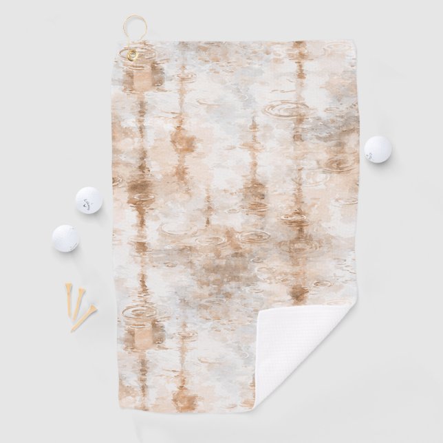 Rainy Day Abstract   Golf Towel (InSitu)
