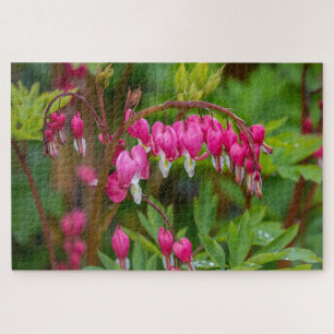 Rainy Day Bleeding Hearts Jigsaw Puzzle