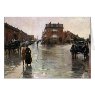 Rainy Day, Boston par Frederick Childe Hassam