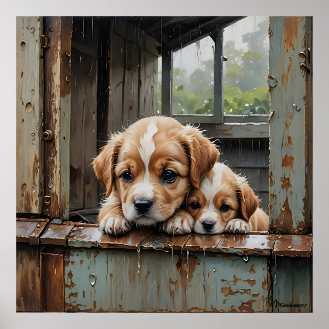 Rainy Day Companions Poster (Front)