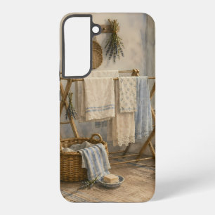 Rainy Day Cottage Laundry Room Samsung Galaxy Case