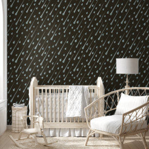 Rainy Day Dark Sepia (angled) Wallpaper