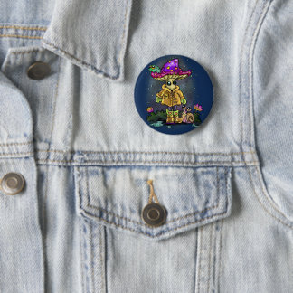 Rainy Day Friends 2 Inch Round Button