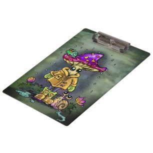 Rainy Day Friends Clipboard