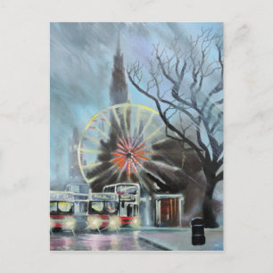 Rainy day in Edinburgh Postcard