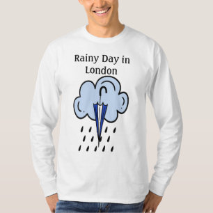 Rainy Day in London Umbrella & Rain T-Shirt