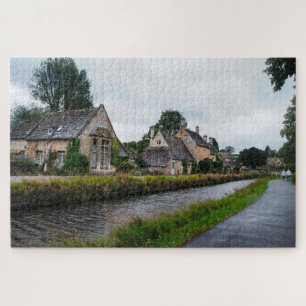 Rainy Day in the Cotswolds Challenging Jigsaw Puzzle