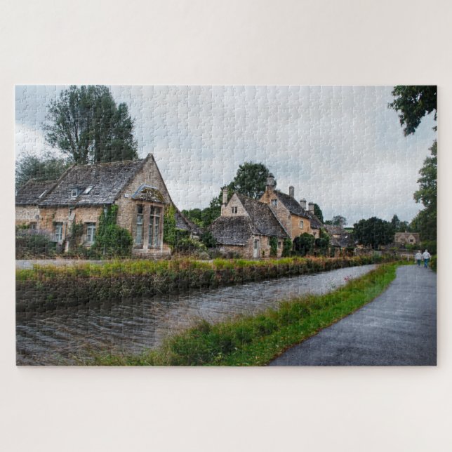 Rainy Day in the Cotswolds Challenging Jigsaw Puzzle (Horizontal)